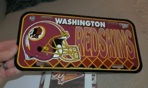 Washington Redskins license plate NEW Vintage NFL - Picture 1 of 2
