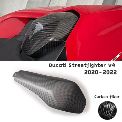 for Ducati Streetfighter V4 Carbon Fiber Rear Pillion Seat Cowl Fairing Cover - Image 1 of 4