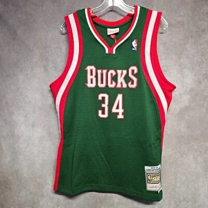 NWT Mitchell & Ness 2014 Bucks Giannis Antetokounmpo 34 Rookie Jersey Men M $135 - Picture 1 of 8