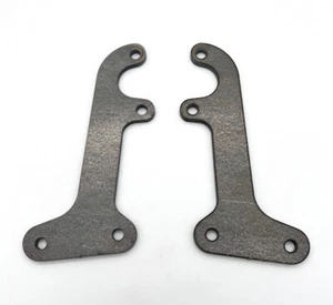 Pair Plain Steel Tail Light Brackets For 1953-56 Ford F-100 Pickup Truck - Picture 1 of 4