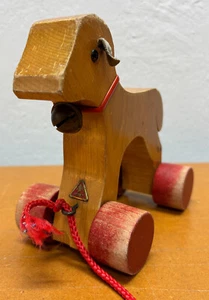 HABA Nachziehtier, Lamm, Holzspielzeug 1960er, vintage, sehr schön und selten - Bild 1 von 4