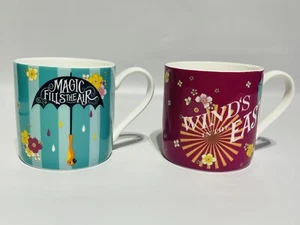 Rare Royal Albert Disney Mary Poppins Returns Winds In The East Mugs Set of 2 - Picture 1 of 9