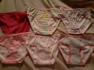 6 Pack Baby Toddler Kid Girl Soft 100% Cotton Bikini Brief Panties Underwear - Picture 1 of 9