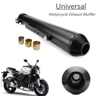Motorcycle Mufflers Slip-On Fits For Harley Reverse Cone Megaphone Exhaust Pipes - Image 1 of 4
