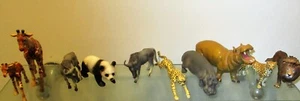ANIMAL MENAGERIE, TEN WELL CRAFTED SOLID PIECES, VARYING SIZES - Picture 1 of 5