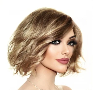 Sage |  Naturalle | Estetica | LACE FRONT |  CLASSIC BOB SUBTLE WAVES| R12.26CHM - Picture 1 of 12