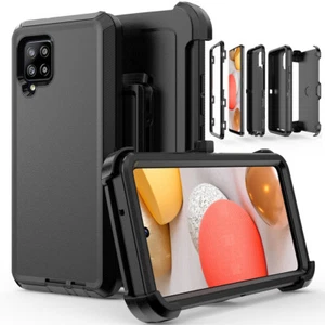Für Samsung Galaxy A12 A32 A42 A52 Hülle Stoßfest Cover mit Gürtelclip Holster - Bild 1 von 37