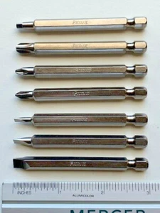 PICQUIC - Corrosion Resistant Bits - 7 Bits - Fit Mariner Screwdriver - Picture 1 of 2