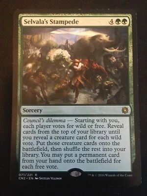 MTG Selvala's Stampede {Conspiracy: Take the Crown} - LP - Image 1 of 2