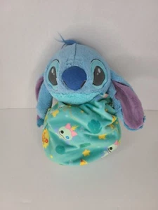 Disney Parks Babies Baby Lilo & Stitch Plush Blanket Pouch 10" - Picture 1 of 9