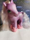 My Little Pony Vintage 2002 Wysteria Hasbro Toy Horse With Bunny Slippers