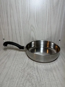 Vintage Farberware Stainless Steel Aluminum Clad 8" Frying Pan Skillet No Lid - Picture 1 of 7