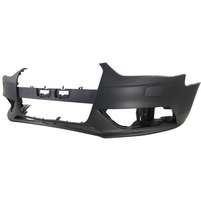 Front Bumper Cover For 2013-2016 Audi A4 Primed with Headlight Washer Holes Foto 1 de 4