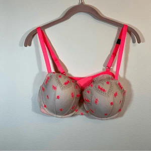 Victoria’s Secret gefütterter Demi Dream Angels BH creme neon 38D - Bild 1 von 6
