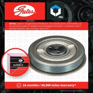 Crankshaft Pulley fits VOLVO XC90 Mk2 2.0 2020 on Belt Gates 32253160 32380012 - Picture 1 of 4