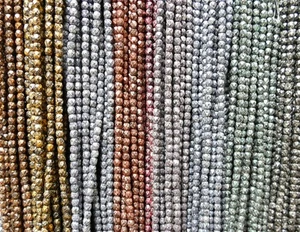 Czech Glas Perlen facettiert Picasso Farben 1Strang 50 Stück Farbauswahl BACATUS - Bild 1 von 8