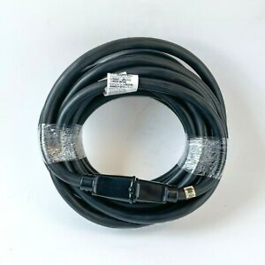 25' 10 Gauge Black Extension Cord with Black Single Outlet