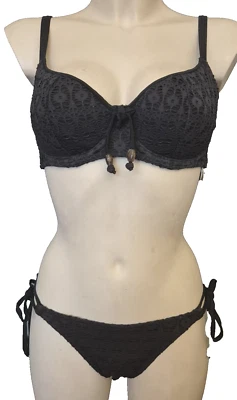 Freya Swim Spirit Bügel BH Bikini SET Gr.70I UK 32G + Tie-side slip XS Wattiert - Bild 1 von 4