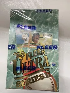 1993 Fleer Ultra Baseball Cards Series 1 Box 36 pack each Sealed - Picture 1 of 4