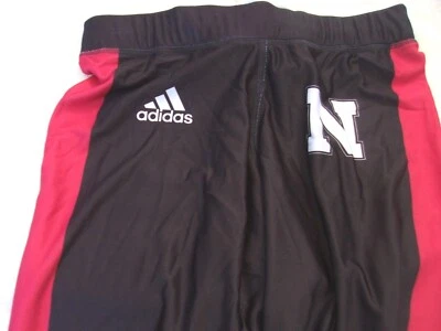 NUEVO SIN ETIQUETAS Adidas Medias de Compresión, Hombre M, Nebraska, Negro, Mezcla Poliéster, Largo Foto 1 de 4