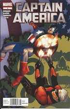 Captain America Comic 5 Cover A First Print 2012 Ed Brubaker Steve McNiven