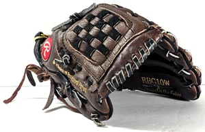 Guanto da giovane 10" marrone Rawlings Fastback RBG10W cattura mano sinistra lancio mano destra - Foto 1 di 7