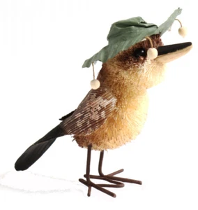 Australian Ornament Statue Decoration Novelty Figurine SWAG HAT KOOKABURRA 9cm - Bild 1 von 1