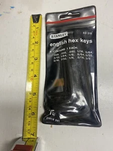 15 Pc Stanley HEX KEY ALLEN WRENCH SET SAE  New Old Stock Made In USA - Picture 1 of 1