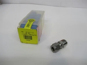 HAM-LET 3002005, 3/8" O.D. x 3/8" MPT Stainless Steel Compression Fitting, 10 Ea - Picture 1 of 1