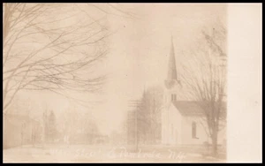 East Pembroke, New York, Main Street, Genesee County, Real Photo Postcard RPPC - Picture 1 of 4