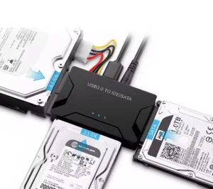 IDE SATA to USB 3.0 Adapter 2.5/3.5 Zoll HDD/SSD Festplatten CD DVD ROM 3 in 1 - Bild 1 von 7