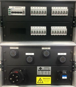 DG Systems - Powerbox 63A per 4 Socapex, 1 MTD per canale - Made in Italy - Imagen 1 de 4