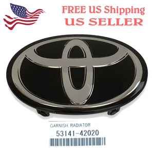 Toyota Front Grille Emblem Logo RAV4 2015 2016 2017 2018 - Foto 1 di 5