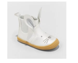 Cat & Jack™ ~ Toddler Girls Size 5 ~ Estella ~ Metallic/Glitter Bunny Ankle Boot - Picture 1 of 7
