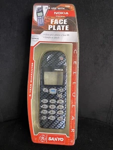 Vintage NOKIA 5100 Series Wireless Phone Face Plate Quest Carbon Fiber NOS - Bild 1 von 3
