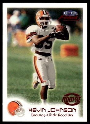 1999 Fleer Focus Kevin Johnson Rookie 0299/3850 Cleveland Browns #121R - Image 1 of 2