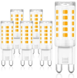 5/10/20PCS G9 LED Corn Light Bulb 4W 120V 2 Pin Base Chandeliers Bulb 360° Beam - Picture 1 of 22