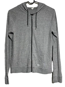 Sudadera con Capucha Under Armour Gris Ligera Cremallera Completa Jóvenes Niñas Talla Mediana - Imagen 1 de 3