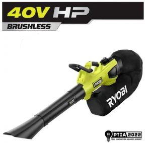 40V HP Brushless 100 MPH 600 CFM Cordless Leaf Blower/Mulcher/Vacuum (Tool Only) - Picture 1 of 8