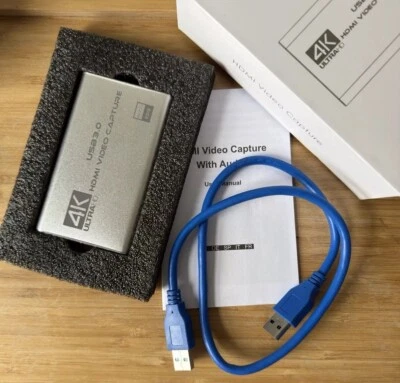 4K Audio Video Capture Card USB 3.0 HDMI Video Capture Device Full HD - Image 1 of 3