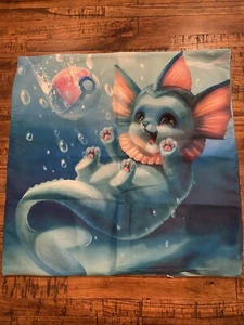 Funda Almohada Decorativa Cuadrada Pokemon Vaporeon Solo 18x18 Nueva - Imagen 1 de 4