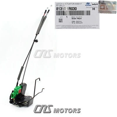 ⭐GENUINE⭐ Hyundai Front Door Lock Latch LEFT DRIVER for 12-17Accent 813101R030 Foto 1 de 4