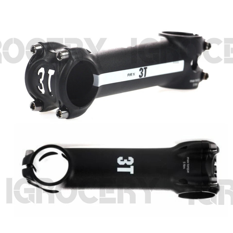 Vástago de aluminio sin rosca 3T Arx 120 mm negro 31,8 mm nuevo Foto 1 de 1