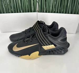 Nike Savaleos NBY Romaleos Hombres Zapatos de Levantamiento de Pesas Negros CV5708-001 Talla 11 - Imagen 1 de 7