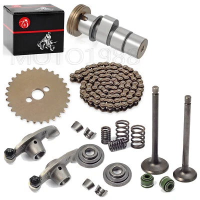Rocker Arm Camshaft Sprocket 30T Chain Valves Kit for Honda XR100R XR100 CRF100F - Image 1 of 4