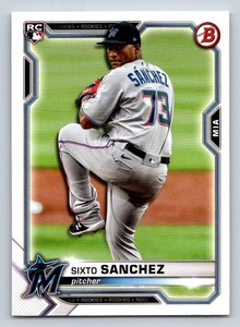 2021 Bowman #13 Sixto Sanchez RC (ref 194362)