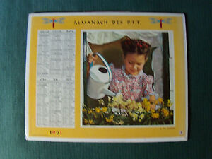 Almanach Der Ptt 1961 - „Kinder " A Ma Erotisch / Jardine - Paket Und Garonne 47
