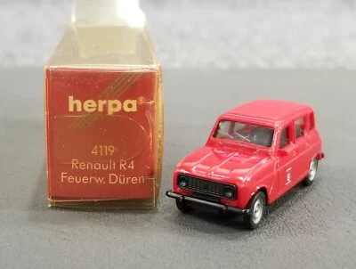 HERPA HO 1:87 RENAULT R4 4119 CON CAJA HECHA EN ALEMANIA Foto 1 de 4