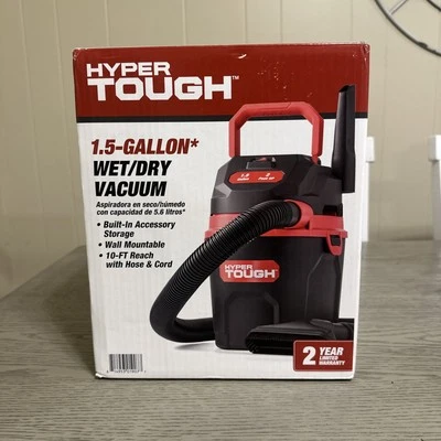 2025.1.5 Gallon 2 Peak HP Poly Wet/Dry Vacuum, VH105 3502, New - Image 1 of 4