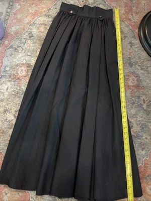 Hairston Roberson Ropa Skirt 6 Western Riding True Wrap Sterling Silver Buttons - Image 1 of 4